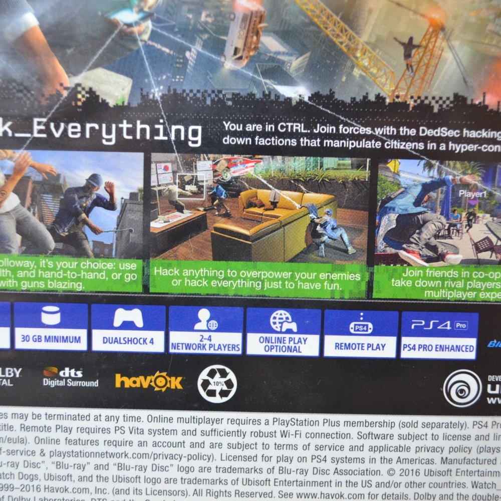PS4 Watch Dogs 2 Video Game - Picture 5 of 11